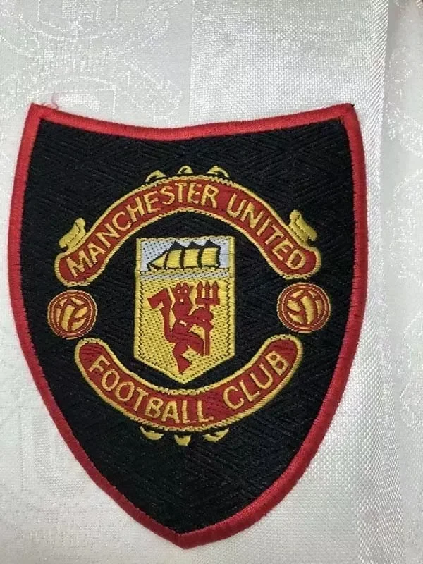 1997-1999 Manchester United White Retro Soccer Jersey