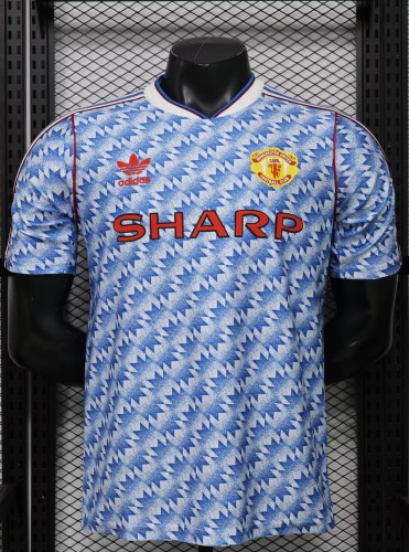 26-27 Manchester United Blue Special Edition Player Version Soccer Jersey