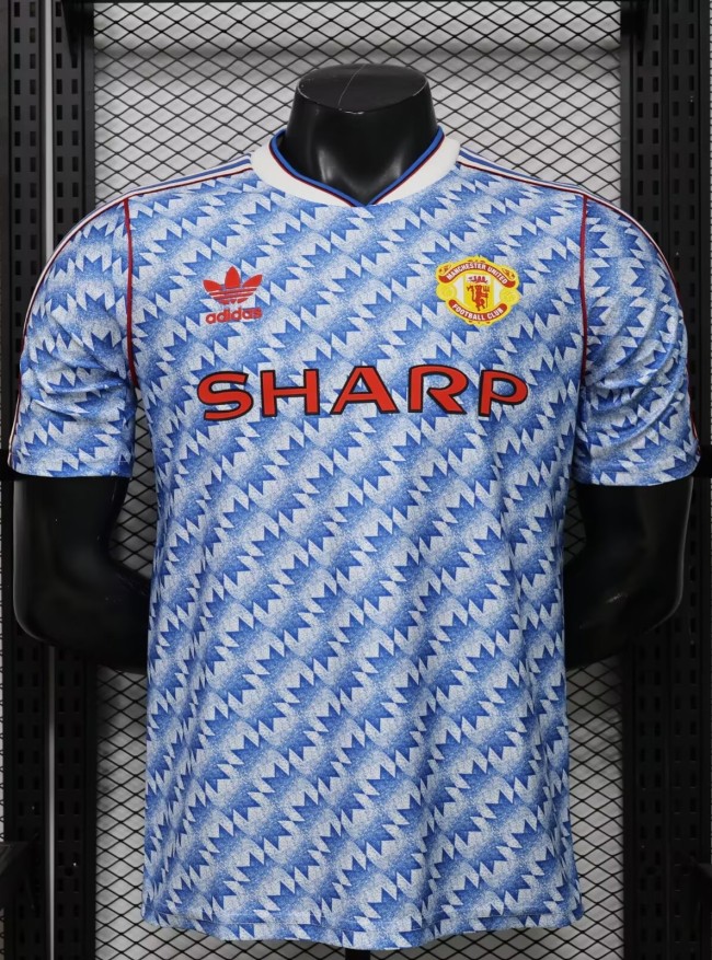 26-27 Manchester United Blue Special Edition Player Version Soccer Jersey