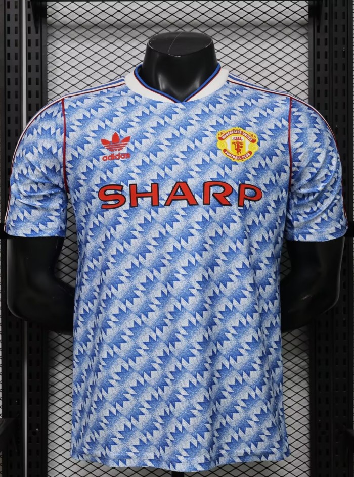 26-27 Manchester United Blue Special Edition Player Version Soccer Jersey