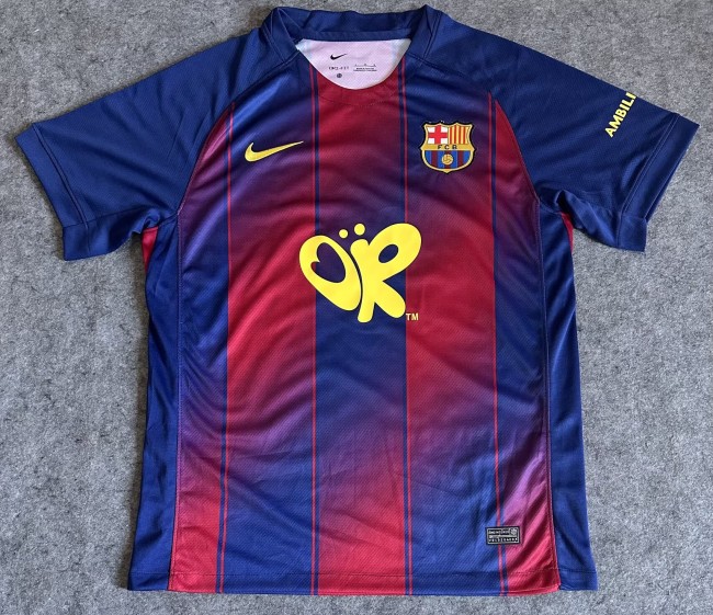 25-26 Barcelona Home Special Edition Fans Soccer Jersey