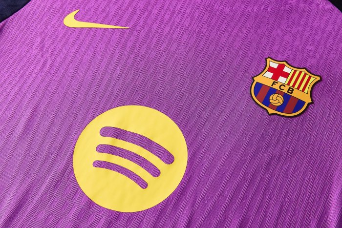 26-27 Barcelona Purple Player Version Training shirts
