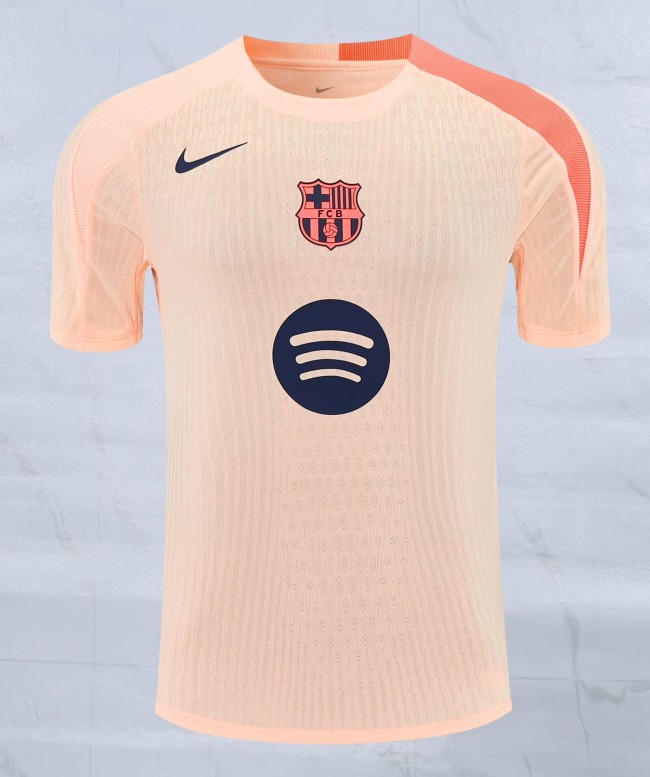 26-27 Barcelona Orange Player Version Training shirts