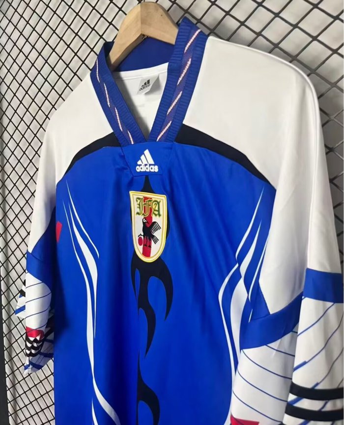 1998 Japan Blue Hip-Hop Version Retro Soccer Jersey
