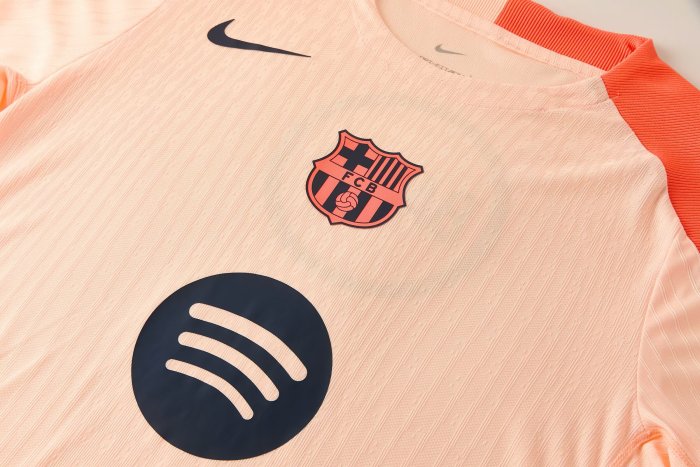 26-27 Barcelona Orange Player Version Training shirts