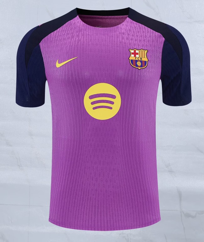 26-27 Barcelona Purple Player Version Training shirts