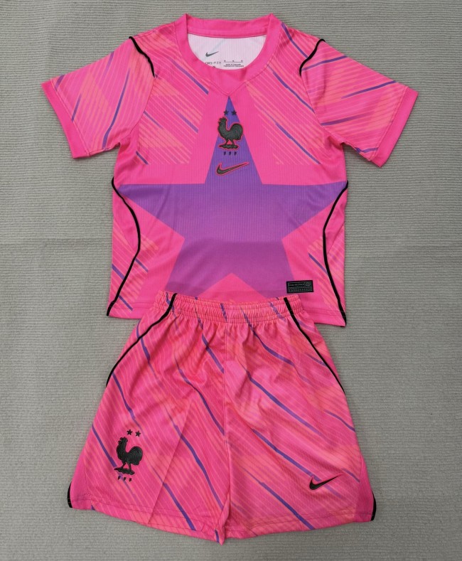 2026 France Pink GoalKeeper Adult Suit