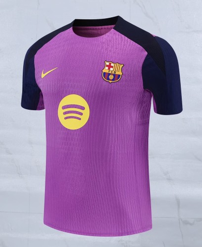 26-27 Barcelona Purple Player Version Training shirts