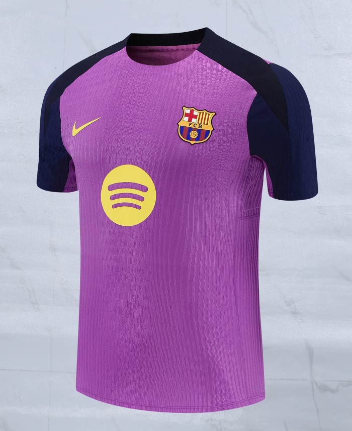 26-27 Barcelona Purple Player Version Training shirts