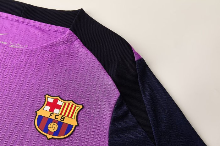 26-27 Barcelona Purple Player Version Training shirts