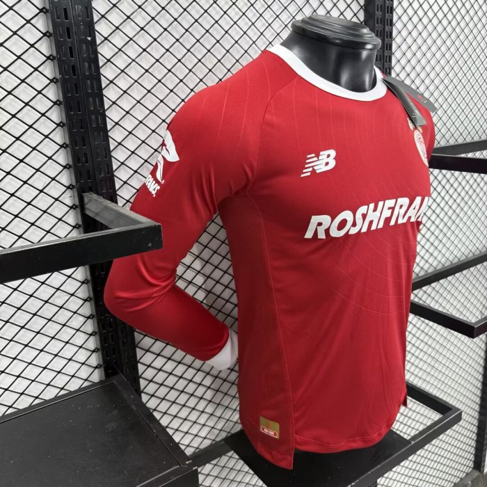 26-27 Toluca Red Special Edition Long Sleeve Player Version Soccer Jersey*长袖球员