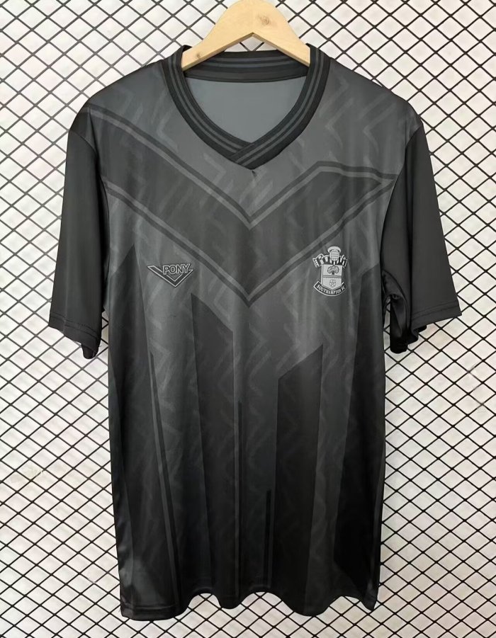 1993-1995 Southampton Black Retro Soccer Jersey
