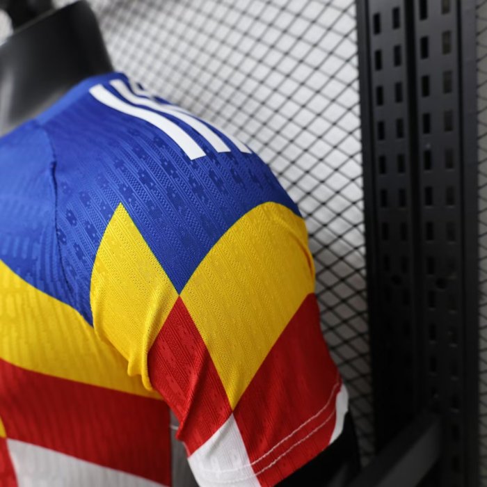 26-27 Romania Blue White Special Edition Player Version Soccer Jersey