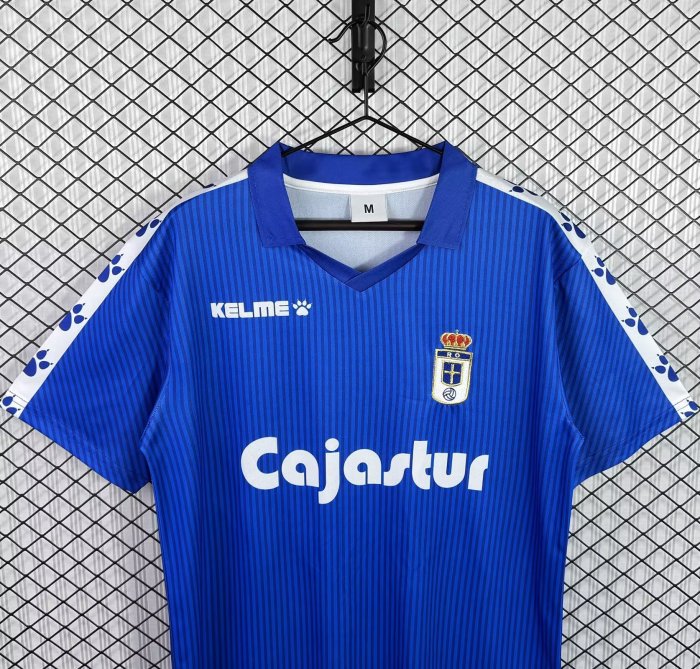 1992-1993 Real Oviedo Home Retro Soccer Jersey