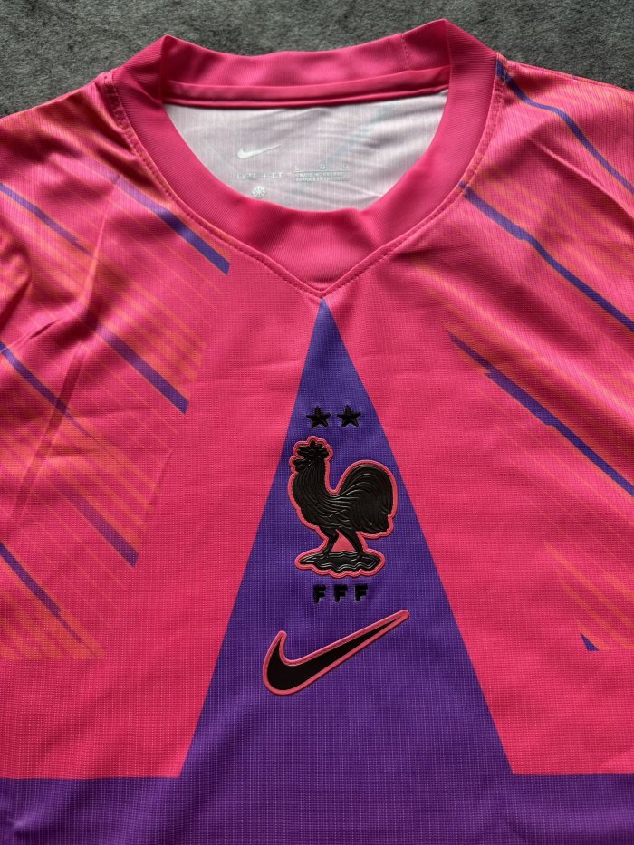 2026 France Pink GoalKeeper Fans Soccer Jersey