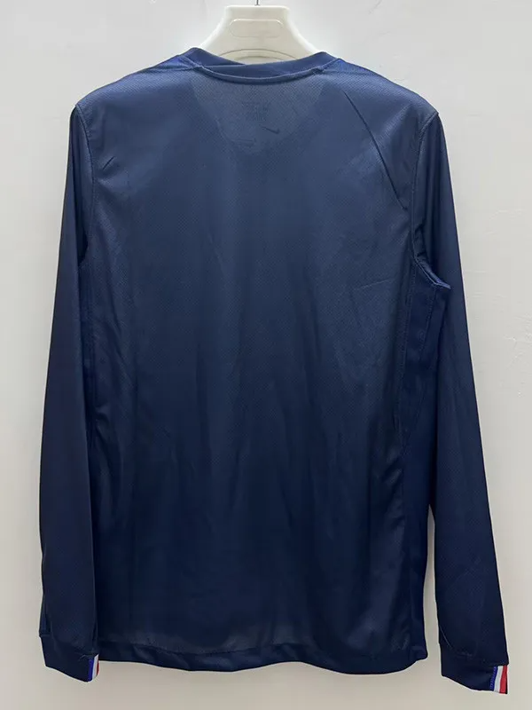 25-26 Paris Saint-Germain Home Long Sleeve Fans Soccer Jersey (长袖)