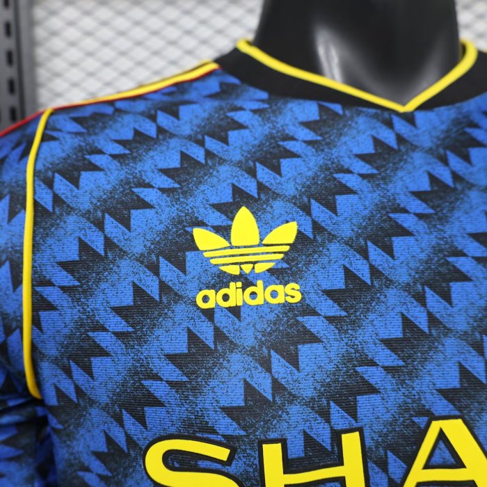 26-27 Manchester United Blue Special Edition Player Version Soccer Jersey