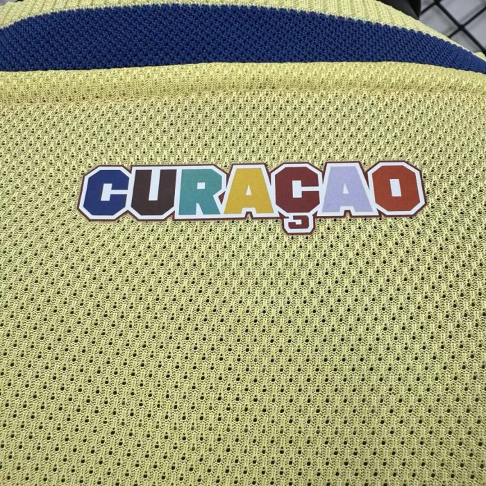 2026 Curacao Curaçao Away Player Version Soccer Jersey