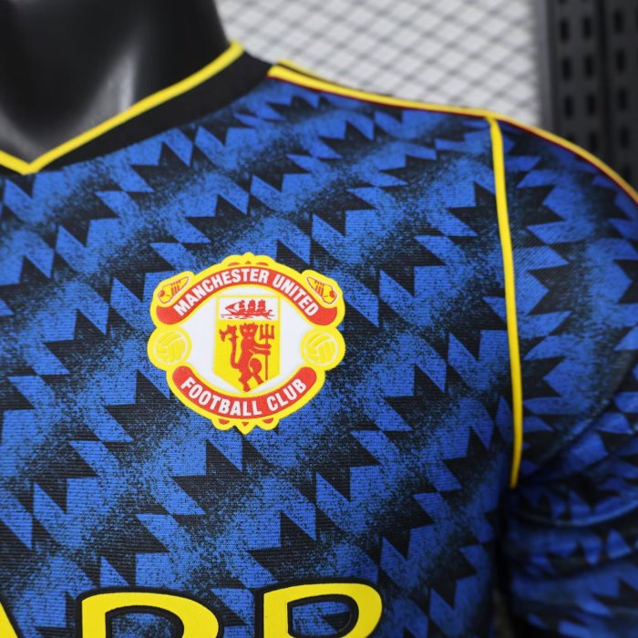 26-27 Manchester United Blue Special Edition Player Version Soccer Jersey