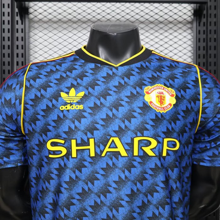 26-27 Manchester United Blue Special Edition Player Version Soccer Jersey