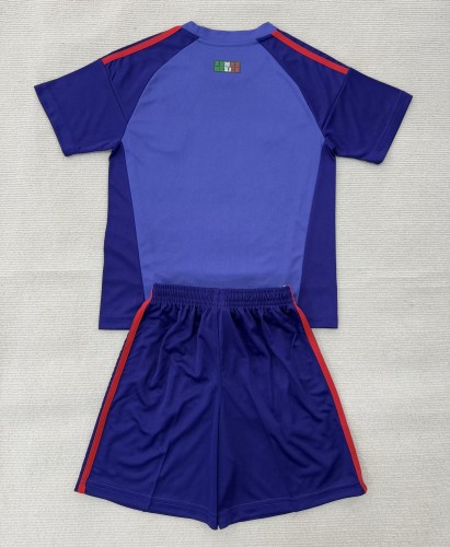 2026 Mexico Purple Goalkeeper Kids Soccer Jersey