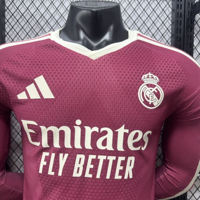 26-27 Real Madrid Third Long Sleeve Player Version Soccer Jersey (长袖球员)
