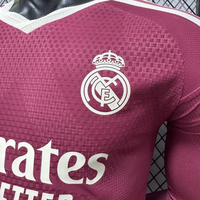 26-27 Real Madrid Third Long Sleeve Player Version Soccer Jersey (长袖球员)