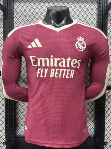 26-27 Real Madrid Third Long Sleeve Player Version Soccer Jersey (长袖球员)
