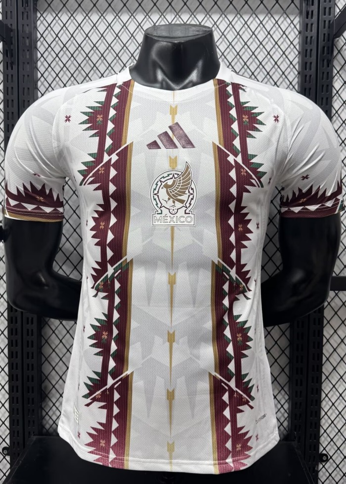 26-27 Mexico White Special Edition Player Version Soccer Jersey