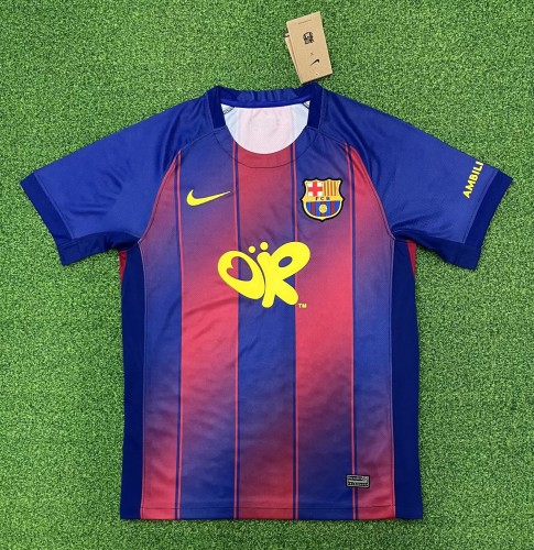 25-26 Barcelona Home Special Edition Fans Soccer Jersey