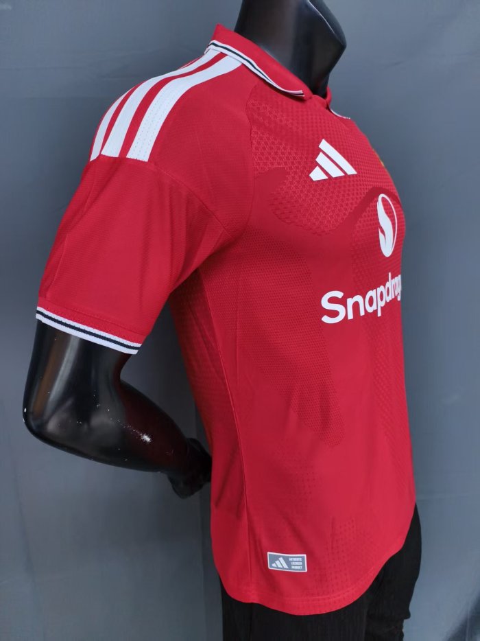 26-27 Manchester United Home Player Version Soccer Jersey
