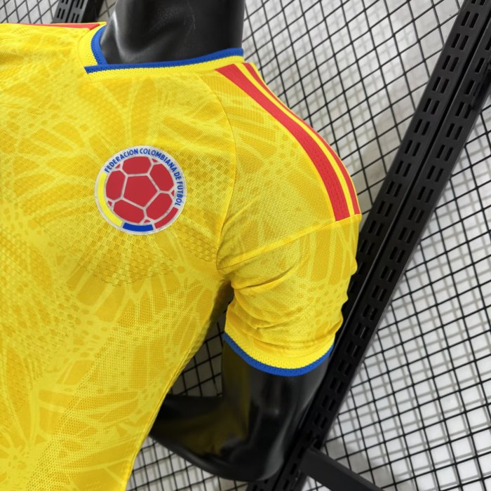 2026 Colombia Home Player Version Soccer Jersey