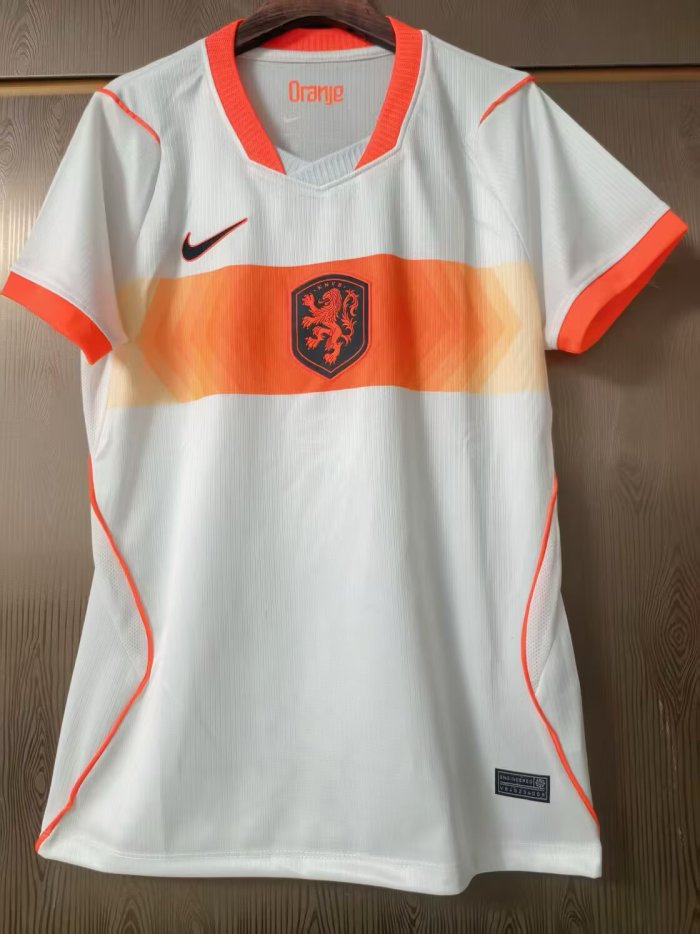 2026 Netherlands Away Women Fans Soccer Jersey (女)