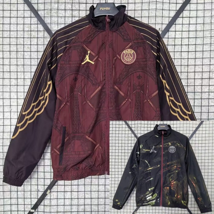 2026 Paris Saint-Germain Double Sided Windbreaker