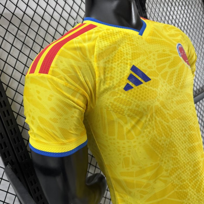 2026 Colombia Home Player Version Soccer Jersey