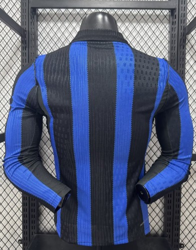 26-27 Inter Milan Home Long Sleeve Player Version Soccer Jersey (长袖球员)