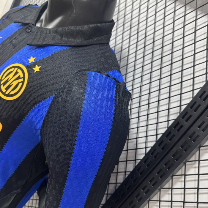 26-27 Inter Milan Home Long Sleeve Player Version Soccer Jersey (长袖球员)