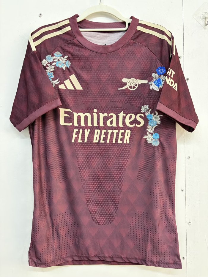 26-27 Arsenal Embroidered Version Soccer Jersey