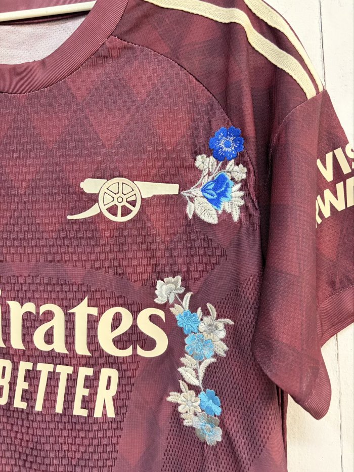 26-27 Arsenal Embroidered Version Soccer Jersey