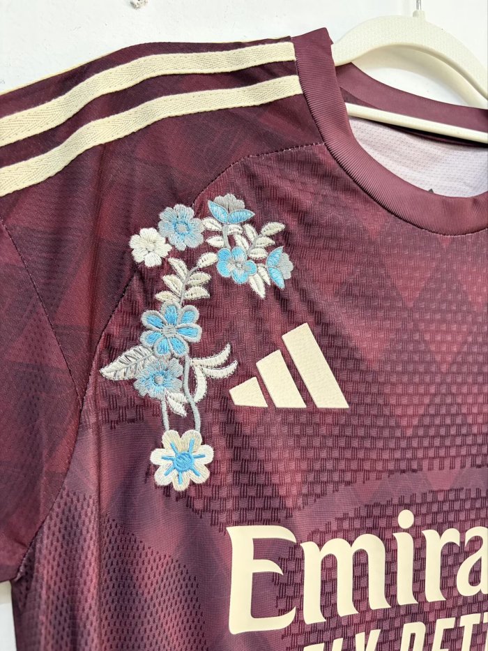 26-27 Arsenal Embroidered Version Soccer Jersey