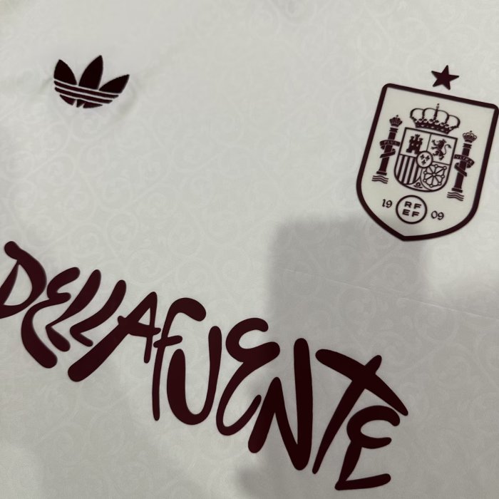 2026 World Cup Spain Away X-Dellafuente Fans Soccer Jersey