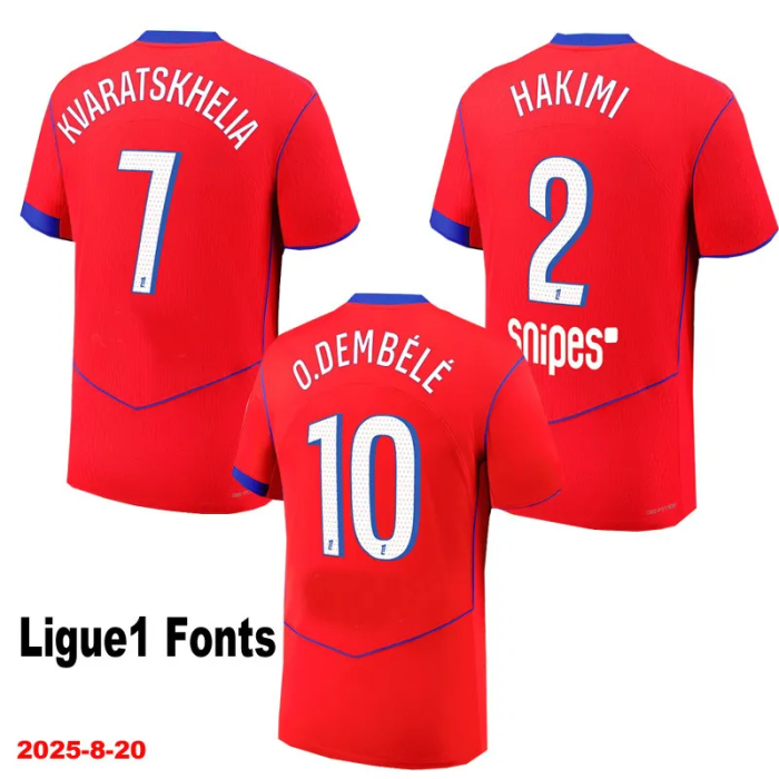 25-26 Paris Saint-Germain Third Long Sleeve Fans Soccer Jersey (长袖)