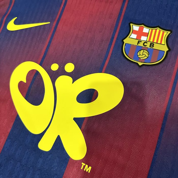 25-26 Barcelona Home Special Edition Player Version Soccer Jersey