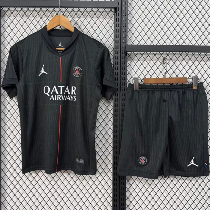25-26 Paris Saint-Germain Fourth Kids Soccer Jersey
