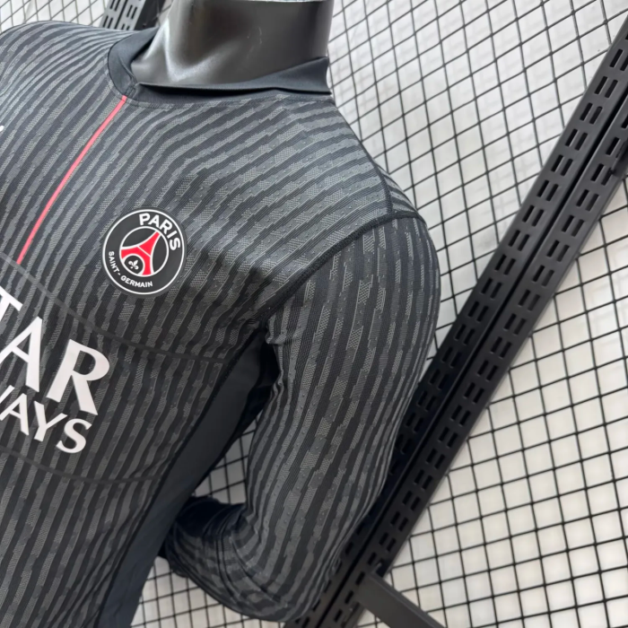 25-26 Paris Saint-Germain Fourth Long Sleeve Player Version Soccer Jersey*长袖球员