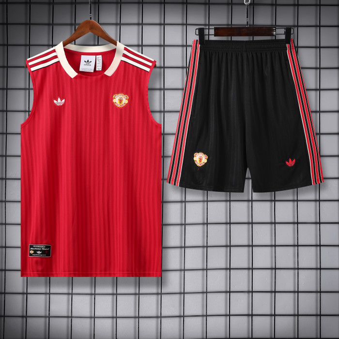 26-27 Manchester United High Quality Tank Top And Shorts Suit
