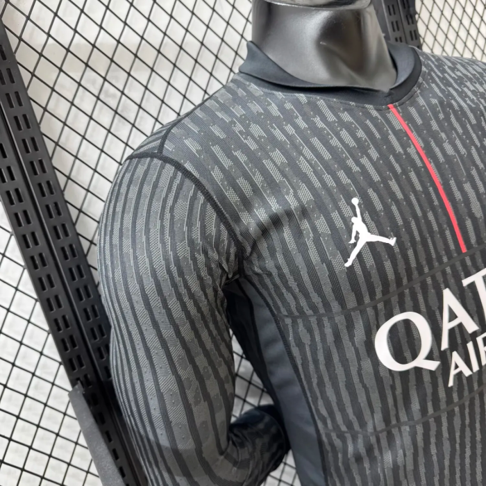 25-26 Paris Saint-Germain Fourth Long Sleeve Player Version Soccer Jersey*长袖球员