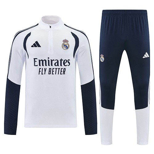 26-27 Real Madrid High Quality Half Pull Tracksuit