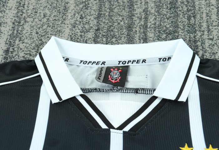 1999 Corinthians Away Retro Kids Soccer Jersey