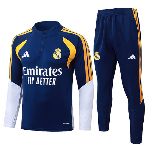 26-27 Real Madrid High Quality Half Pull Tracksuit